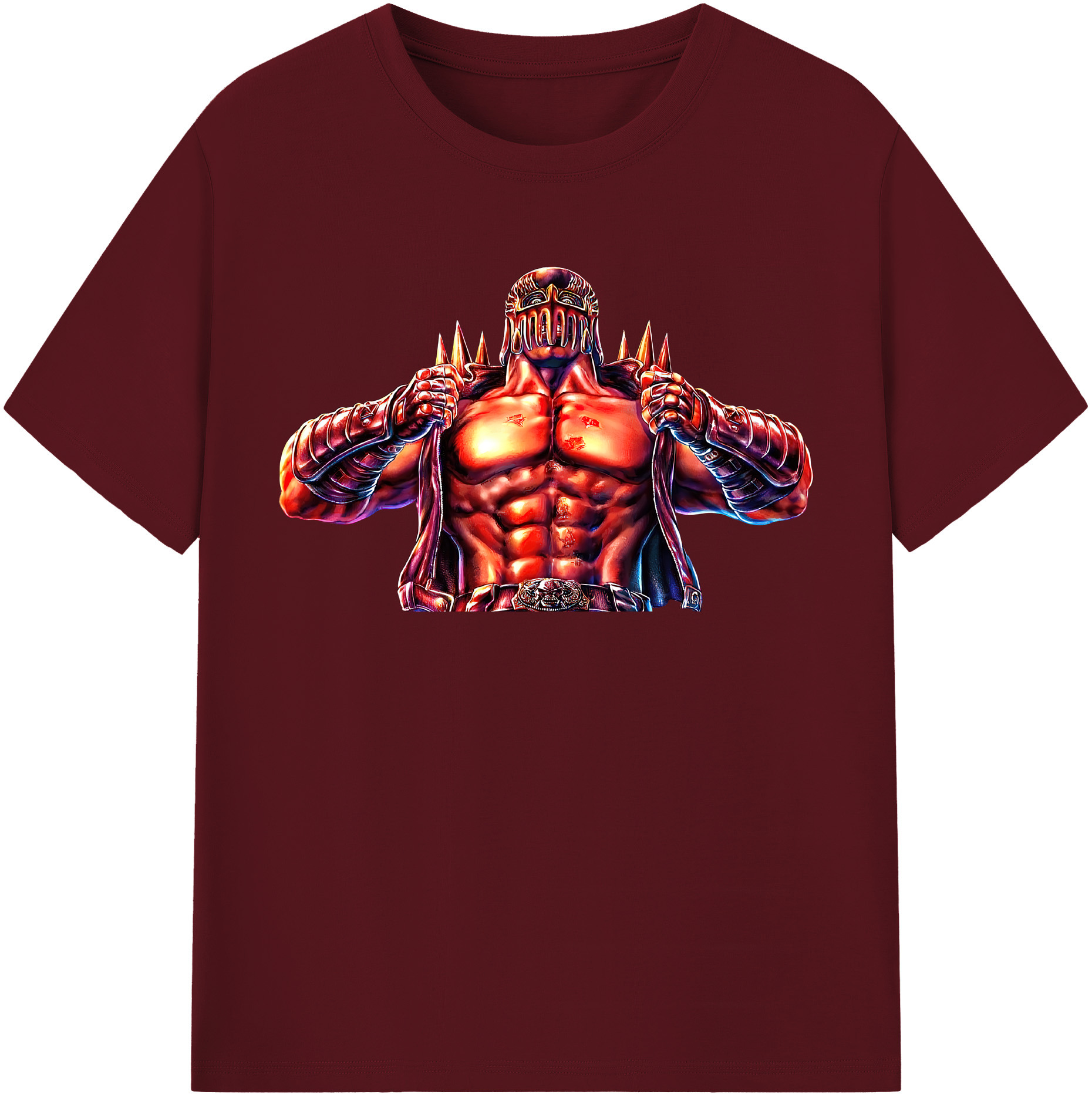 （画像用） 北斗の拳 Fist of the North Star 綿100％半袖Tシャツ（フロントプリント）